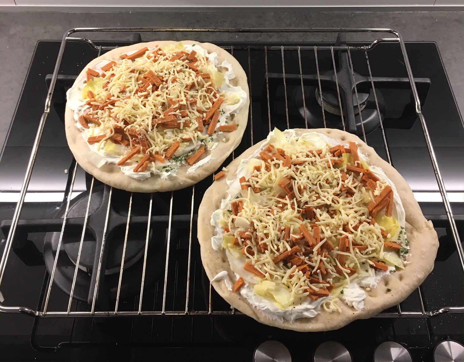 pizza before oven