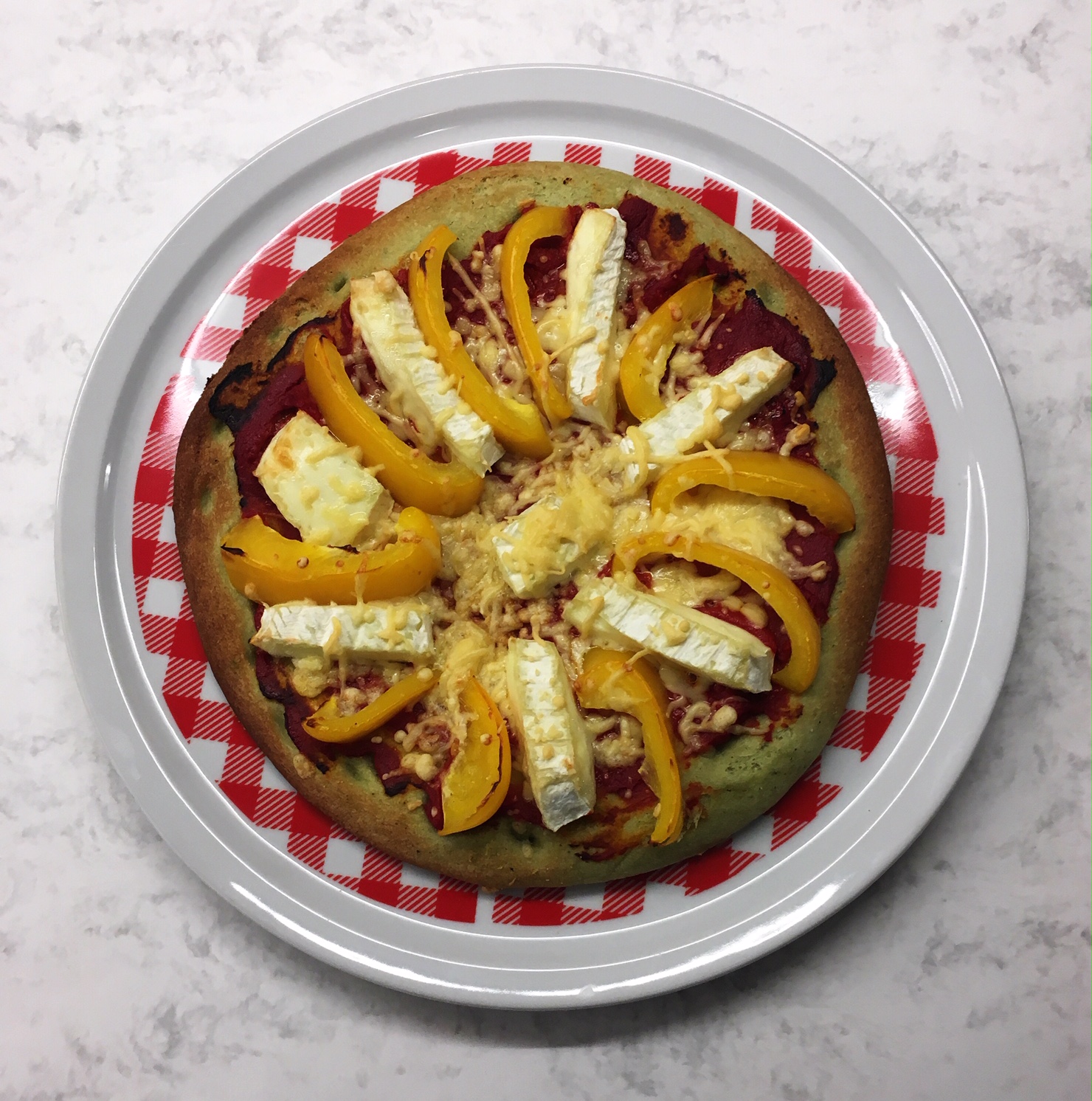 pizza brie